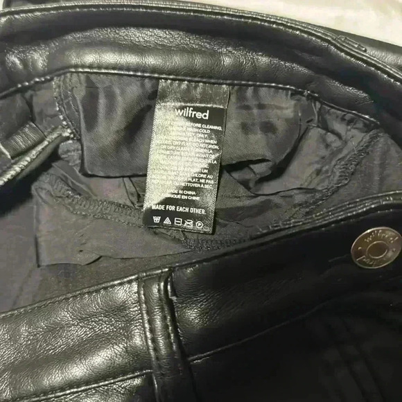 Wilfred ARITZIA vegan leather pants - Picture 4 of 7